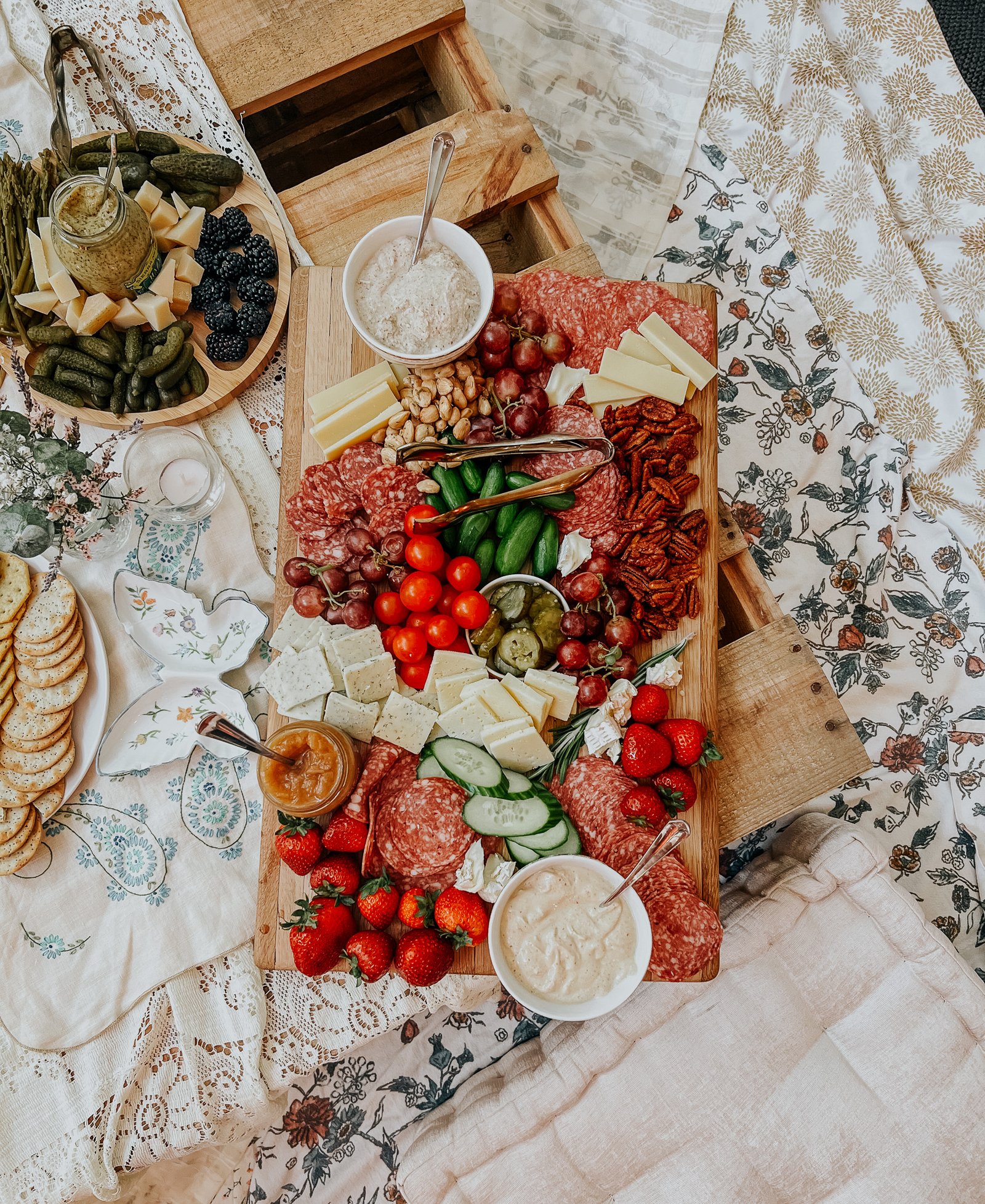 August Picnic Indoors: A Milestone Birthday Full of Yearning & Charcuterie
